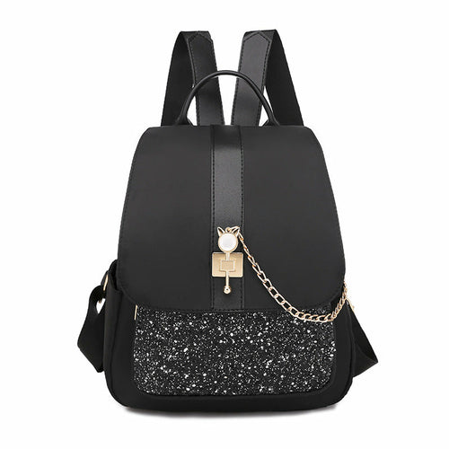 Fashion Korean Style Sequin Travel Backpack For Ladies
