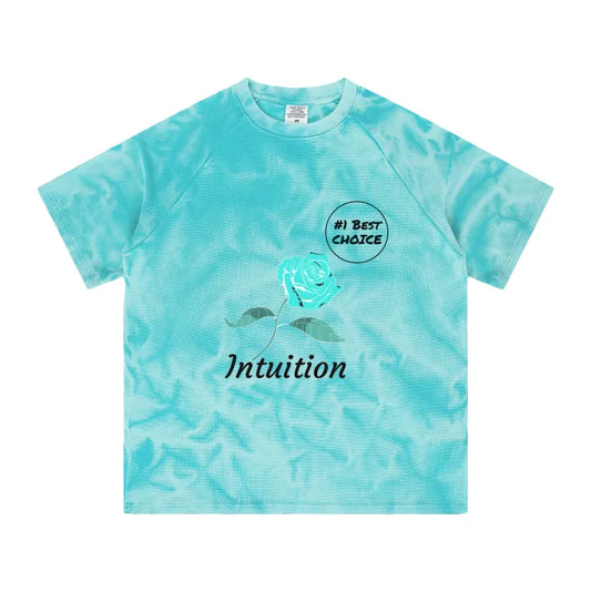 Unisex Streetwear Tie Dye Graphic Tee